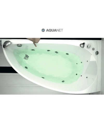 Акриловая ванна 168,5x89,5 см правая Aquanet Augusta 00205467