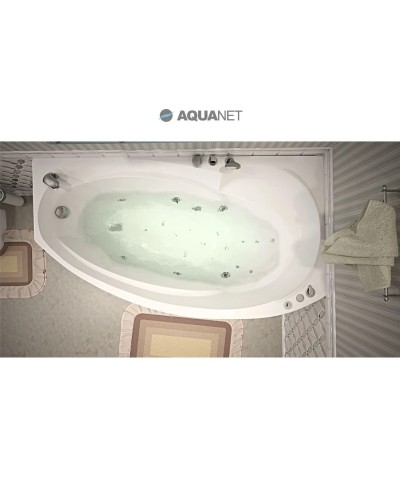 Акриловая ванна 168,9,x99 см правая Aquanet Jersey 00205329