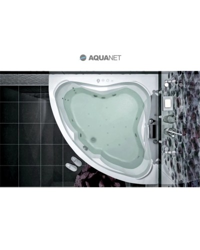 Акриловая ванна 149,5x149,5 см Aquanet Flores 00205484