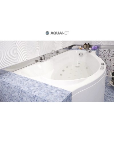 Акриловая ванна 169,8х99,5см левая Aquanet Palma 00205737