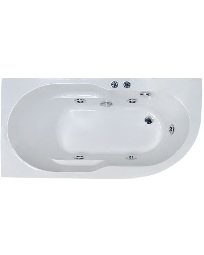 Акриловая ванна Royal Bath Azur Standart 170x80 RB614203ST-L с гидромассажем