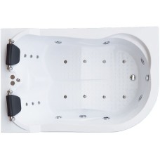 Акриловая ванна Royal Bath Norway De Luxe 180х120 RB331100DL-L с гидромассажем