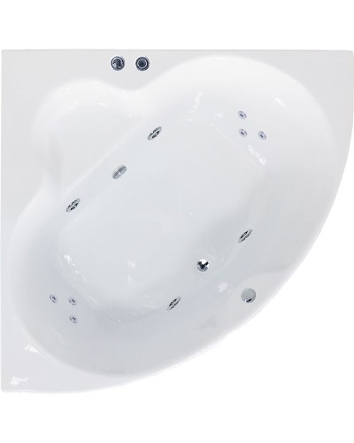 Акриловая ванна Royal Bath Fanke Comfort 140x140 RB581200CO с гидромассажем