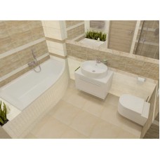 Акриловая ванна 160х95 см левая Excellent Magnus WAEX.MGL16WH