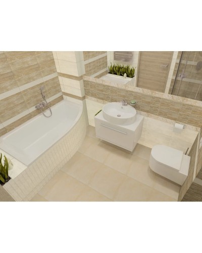 Акриловая ванна 160х95 см левая Excellent Magnus WAEX.MGL16WH