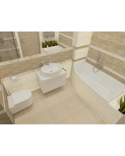 Акриловая ванна 160х95 см правая Excellent Magnus WAEX.MGP16WH