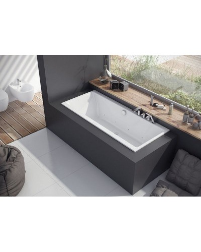 Акриловая ванна Excellent Pryzmat Slim 160x75 WAEX.PRY16WHS без гидромассажа