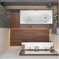 Акриловая ванна Vagnerplast Kasandra 175x70 VPBA175KAS2X-04 без гидромассажа