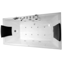 Акриловая ванна Gemy 175х85 G9065 K R с гидромассажем