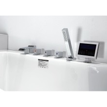 Акриловая ванна Gemy 171x86 G9066 II O L с гидромассажем