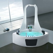 Акриловая ванна Gemy G9069 O 151х151 с гидромассажем