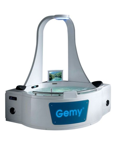 Акриловая ванна Gemy G9070 O 170х170 с гидромассажем
