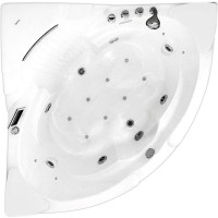 Акриловая ванна Gemy G9082 K 152х152 с гидромассажем