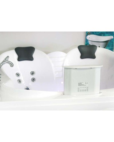 Акриловая ванна Gemy 187х187 G9089 O L с гидромассажем