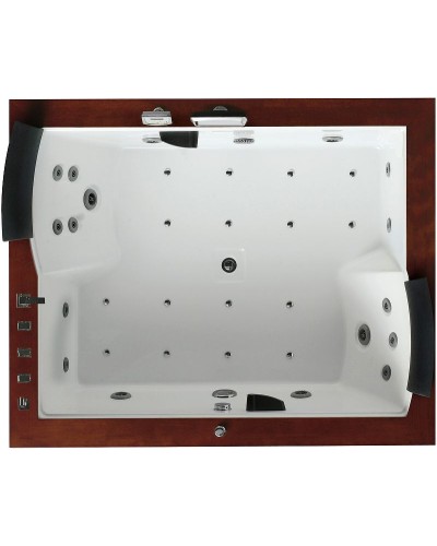 Акриловая ванна Gemy 186х151 G9052 II O L с гидромассажем