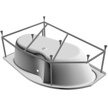 Акриловая ванна Relisan Sofi 170х105 R Гл000009445 без гидромассажа