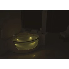 Акриловая гидромассажная ванна 141х141 см SSWW A4104