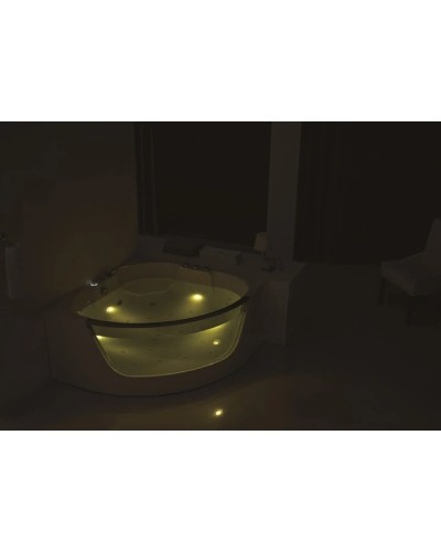 Акриловая гидромассажная ванна 141х141 см SSWW A4104