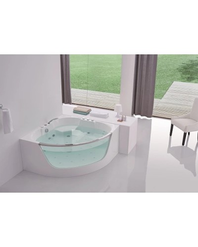 Акриловая гидромассажная ванна 141х141 см SSWW A4104