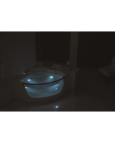 Акриловая гидромассажная ванна 141х141 см SSWW A4104