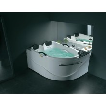 Акриловая гидромассажная ванна 180х120 см SSWW A304L BH168H
