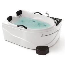 Акриловая гидромассажная ванна 180х120 см SSWW A304L BH168H