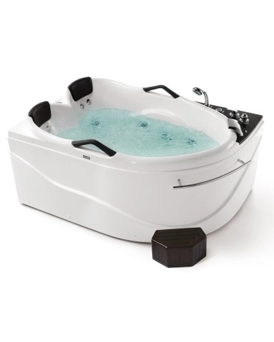 Акриловая гидромассажная ванна 180х120 см SSWW A304L BH168H