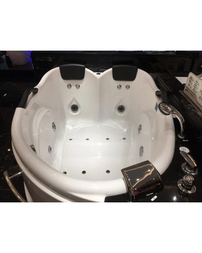 Акриловая гидромассажная ванна 180х120 см SSWW A304L BH168H