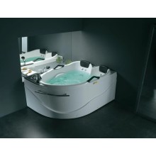 Акриловая гидромассажная ванна 180х120 см SSWW A304R BH168H