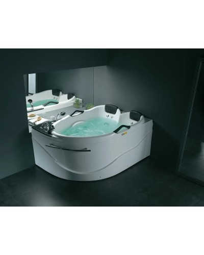 Акриловая гидромассажная ванна 180х120 см SSWW A304R BH168H