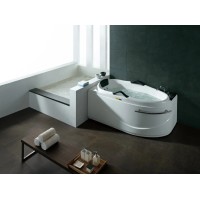 Акриловая гидромассажная ванна 173х88 см SSWW A307LBH608F