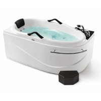 Акриловая гидромассажная ванна 173х88 см SSWW A307LBH608F