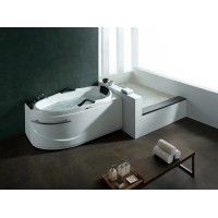 Акриловая гидромассажная ванна 173х88 см SSWW A307RBH608F