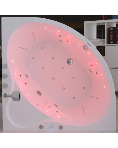 Акриловая гидромассажная ванна 140х140 см SSWW A1903 CGSP