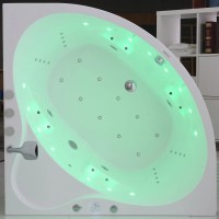 Акриловая гидромассажная ванна 140х140 см SSWW A1903 CGSP