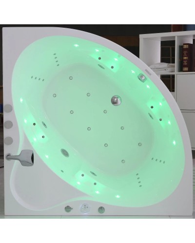 Акриловая гидромассажная ванна 140х140 см SSWW A1903 CGSP