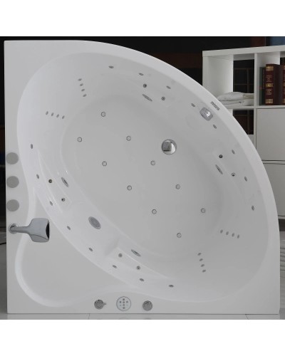 Акриловая гидромассажная ванна 140х140 см SSWW A1903 CGSP