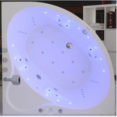 Акриловая гидромассажная ванна 140х140 см SSWW A1903 CGSP