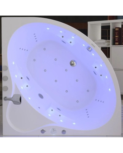 Акриловая гидромассажная ванна 140х140 см SSWW A1903 CGSP