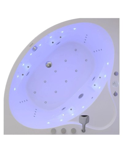 Акриловая гидромассажная ванна 140х140 см SSWW A1903 CGSP