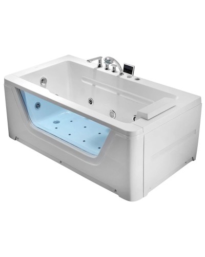 Акриловая гидромассажная ванна 172х91 см Gemy G9225 K