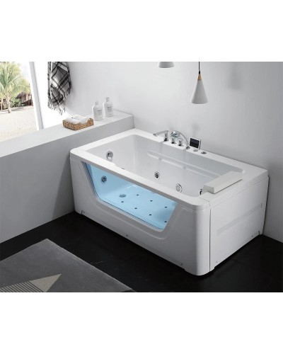Акриловая гидромассажная ванна 172х91 см Gemy G9225 K