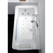 Акриловая гидромассажная ванна 172х91 см Gemy G9225 K