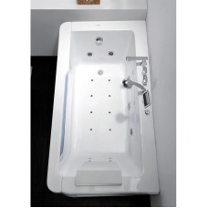 Акриловая гидромассажная ванна 172х91 см Gemy G9225 K