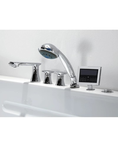 Акриловая гидромассажная ванна 172х91 см Gemy G9225 K