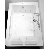 Акриловая гидромассажная ванна 172х121 см Gemy G9226 K