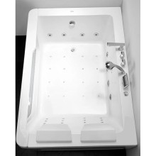 Акриловая гидромассажная ванна 172х121 см Gemy G9226 K