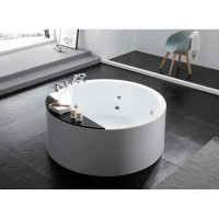 Акриловая гидромассажная ванна 150х150 см Gemy G9230 K