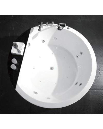 Акриловая гидромассажная ванна 150х150 см Gemy G9230 K