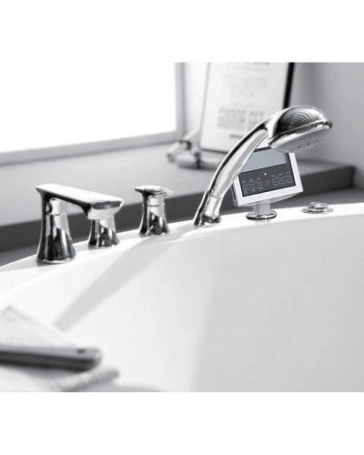 Акриловая гидромассажная ванна 150х150 см Gemy G9230 K